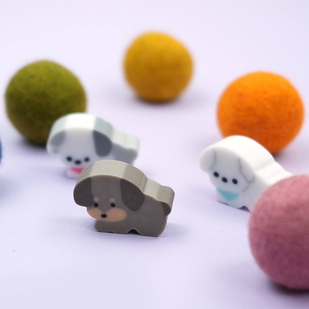 ʜᴀʀᴜᴅᴀɪʟʏ🌙 預購｜韓國文創 可愛隨機橡皮擦盲盒 隨機擦布盲抽 熊熊果凍 拉麵 小狗-細節圖8