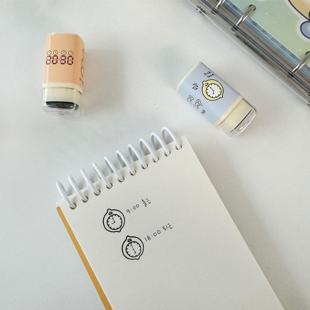 ʜᴀʀᴜᴅᴀɪʟʏ🌙  預購｜Second morning 檸檬系列手帳印章 裝飾印章-細節圖4