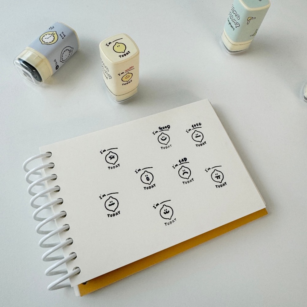 ʜᴀʀᴜᴅᴀɪʟʏ🌙  預購｜Second morning 檸檬系列手帳印章 裝飾印章-規格圖9