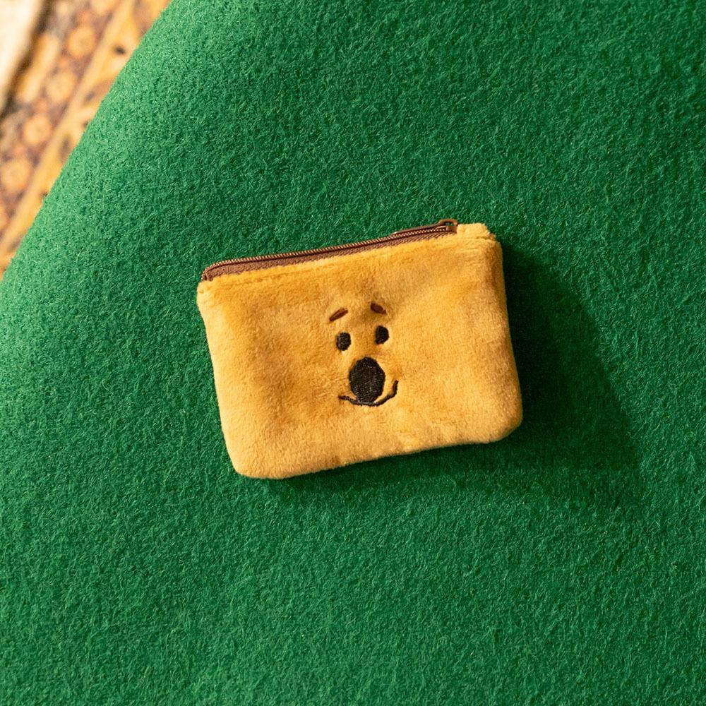 ʜᴀʀᴜᴅᴀɪʟʏ🌙 部分有貨｜Dinotaeng 短尾袋鼠柔軟卡片收納包 布料卡片夾 零錢包 萬用小物收納 迷你收納袋-細節圖4