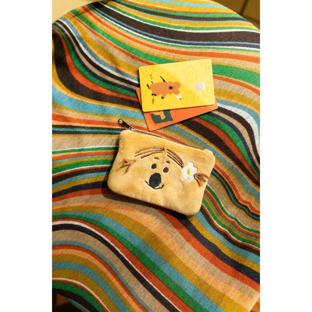 ʜᴀʀᴜᴅᴀɪʟʏ🌙 部分有貨｜Dinotaeng 短尾袋鼠柔軟卡片收納包 布料卡片夾 零錢包 萬用小物收納 迷你收納袋-細節圖9