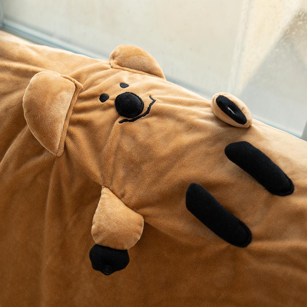 ʜᴀʀᴜᴅᴀɪʟʏ🌙 預購｜Dinotaeng 短尾袋鼠毯子 毛毯 被子 午睡毯 Quokka Blanket-細節圖5