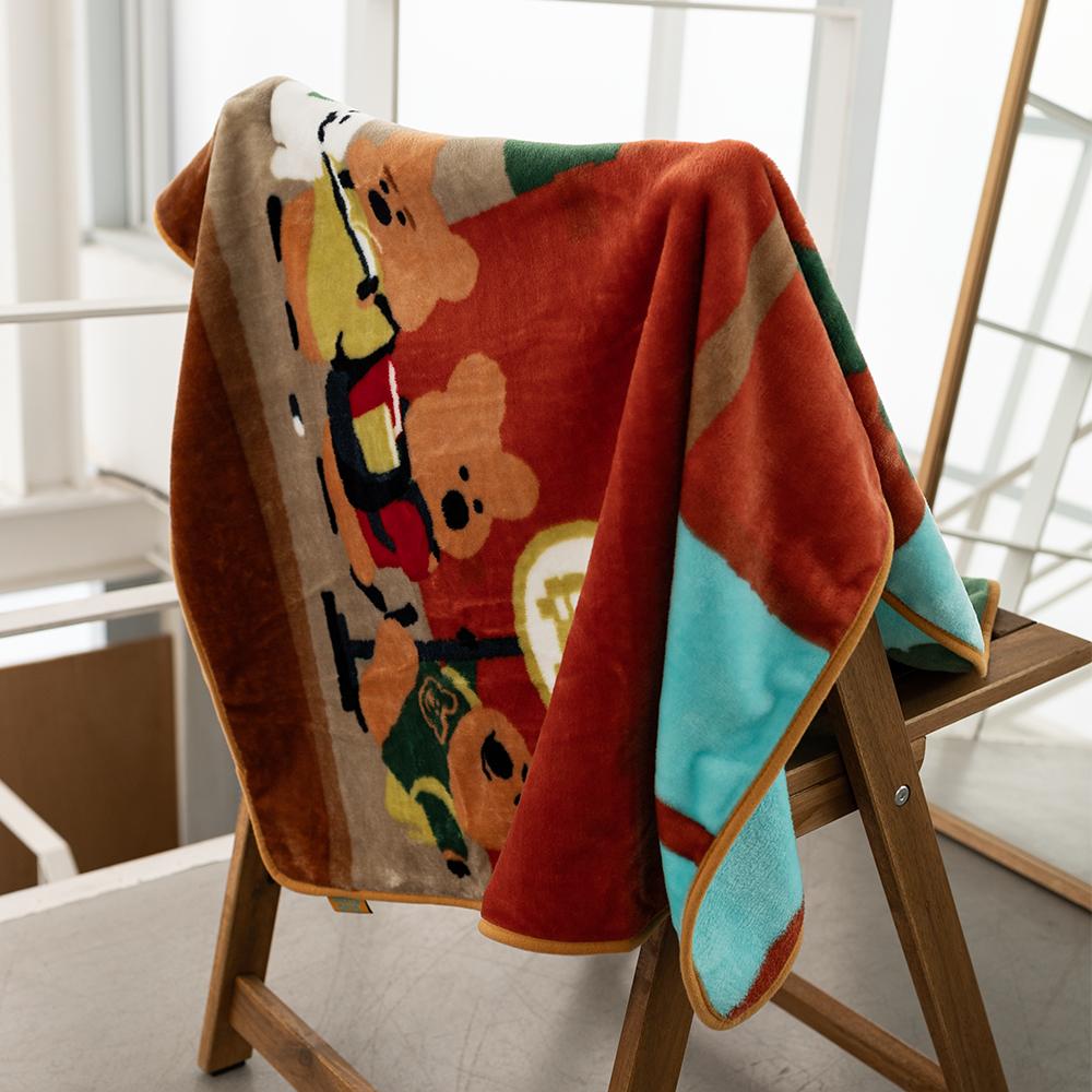 ʜᴀʀᴜᴅᴀɪʟʏ🌙 預購｜Dinotaeng 短尾袋鼠毯子 毛毯 被子 午睡毯 Quokka Blanket-細節圖7