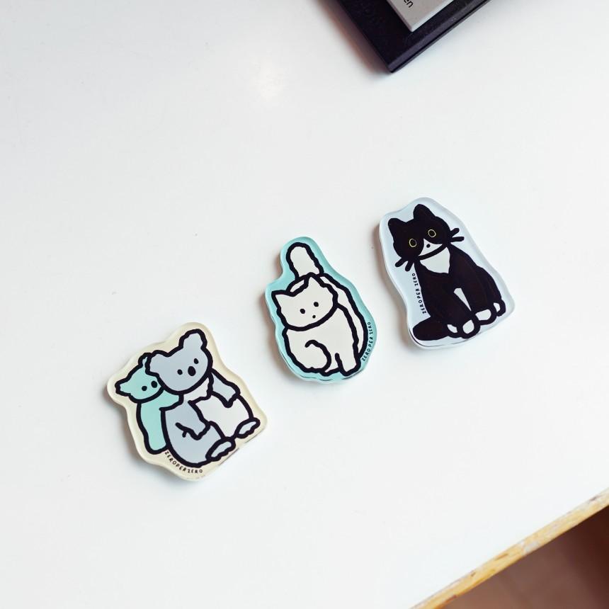ʜᴀʀᴜᴅᴀɪʟʏ🌙  預購｜ZERO PER ZERO 手繪塗鴨風格磁鐵 可愛冰箱磁鐵 裝飾磁鐵-細節圖2