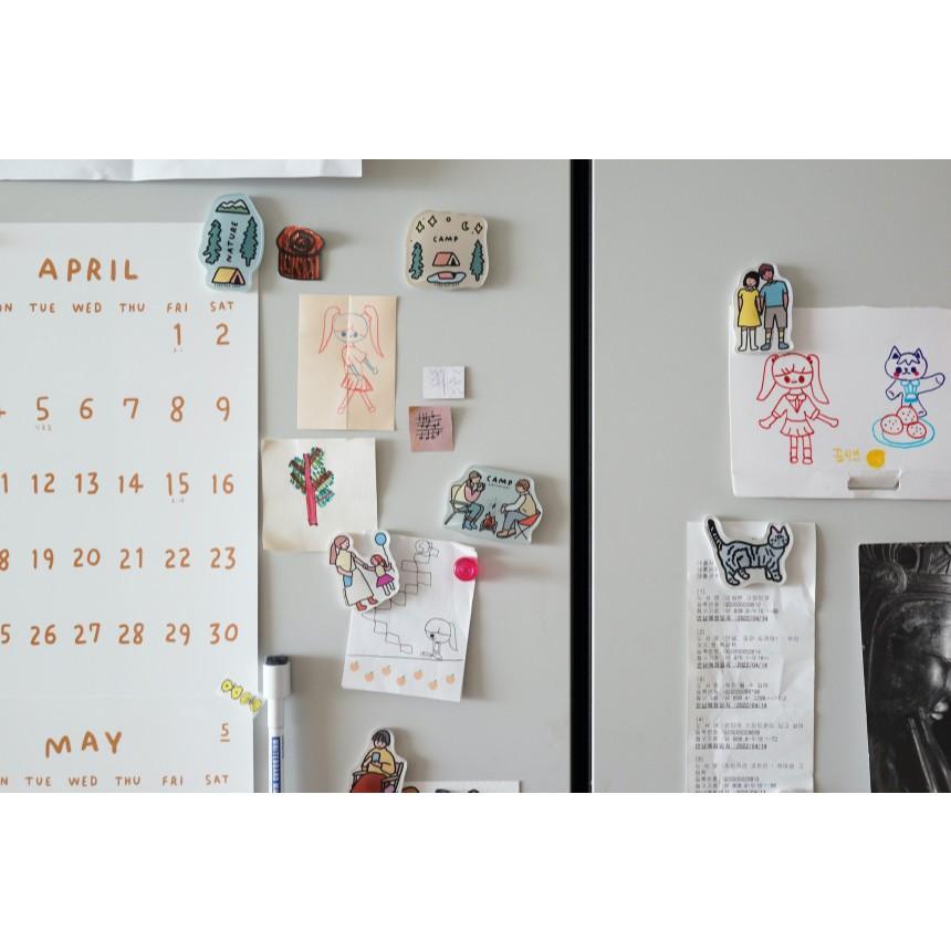 ʜᴀʀᴜᴅᴀɪʟʏ🌙  預購｜ZERO PER ZERO 手繪塗鴨風格磁鐵 可愛冰箱磁鐵 裝飾磁鐵-細節圖5