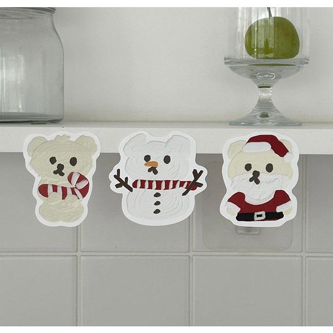 ʜᴀʀᴜᴅᴀɪʟʏ🌙  預購｜MAZZZZY 可愛塗鴉熊熊大貼紙 裝飾貼紙 多款-細節圖4