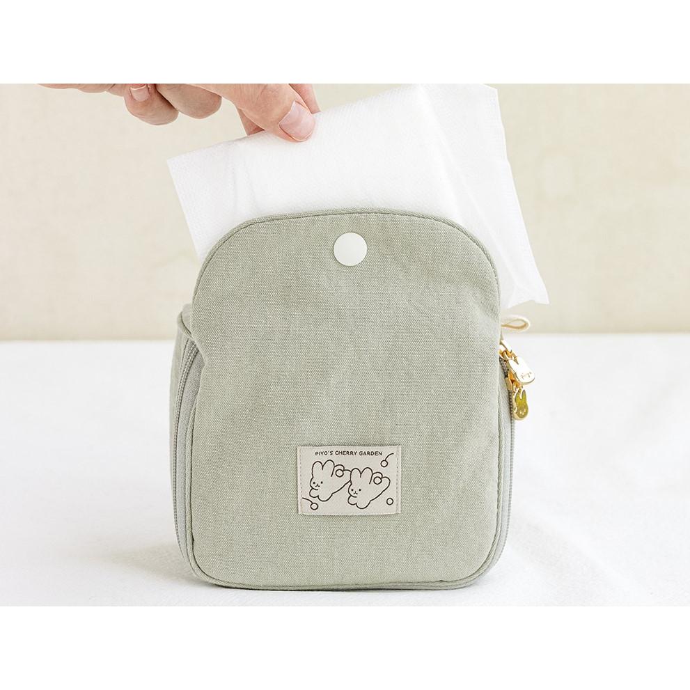 ʜᴀʀᴜᴅᴀɪʟʏ🌙  預購｜livework 奶色系列拉鍊收納包 零錢包 隨身小包 卡片收納 迷你化妝包 共四款-細節圖4