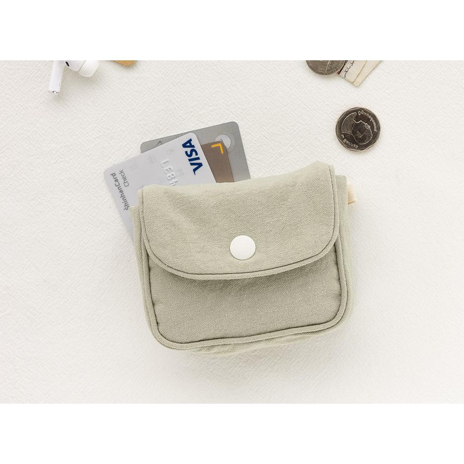 ʜᴀʀᴜᴅᴀɪʟʏ🌙  預購｜livework 奶色系列拉鍊收納包 零錢包 隨身小包 卡片收納 迷你化妝包 共四款-細節圖7