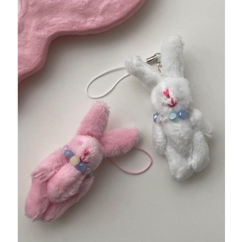 ʜᴀʀᴜᴅᴀɪʟʏ🌙 部分有貨｜sweet bunny 兔兔吊飾 鑰匙圈 seventeen woozi 淨漢 勝寬-細節圖2