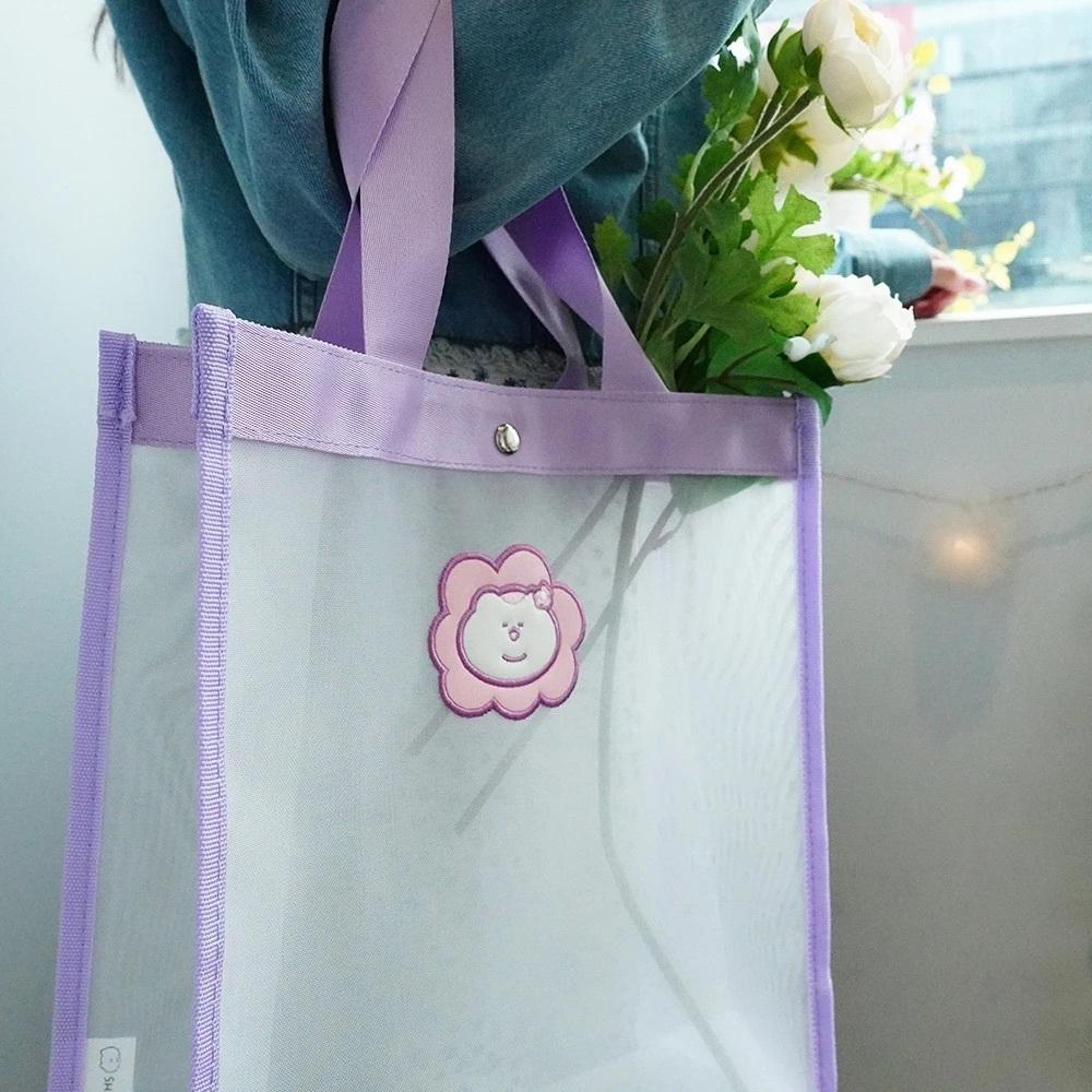 ʜᴀʀᴜᴅᴀɪʟʏ🌙 現貨｜3MONTHS 悠仔大貓立體購物袋 大容量網布購物袋-細節圖2