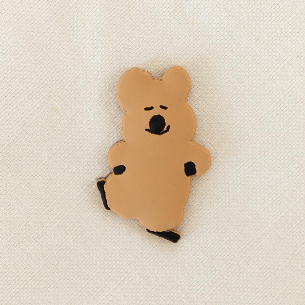 ʜᴀʀᴜᴅᴀɪʟʏ🌙 預購｜Dinotaeng Quokka Bobo Marsh 造型車門防撞貼 矽膠車門貼 門擋貼-細節圖3