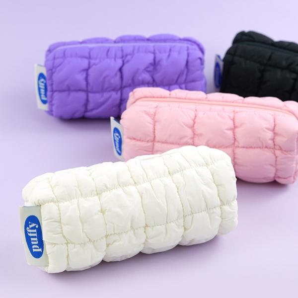 ʜᴀʀᴜᴅᴀɪʟʏ🌙 預購｜韓國文創  PINKFOOT 雲朵衍縫收納包 鉛筆袋 化妝包 萬用收納-細節圖2