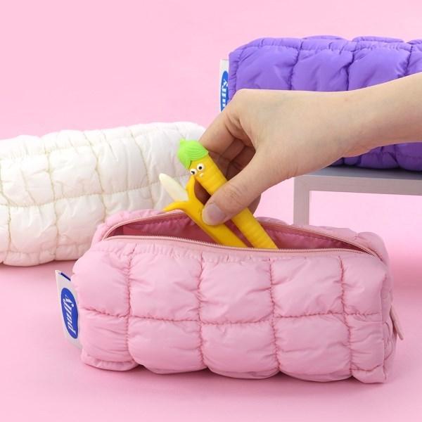 ʜᴀʀᴜᴅᴀɪʟʏ🌙 預購｜韓國文創  PINKFOOT 雲朵衍縫收納包 鉛筆袋 化妝包 萬用收納-細節圖3