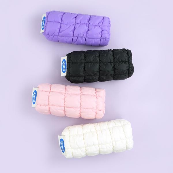 ʜᴀʀᴜᴅᴀɪʟʏ🌙 預購｜韓國文創  PINKFOOT 雲朵衍縫收納包 鉛筆袋 化妝包 萬用收納-細節圖5