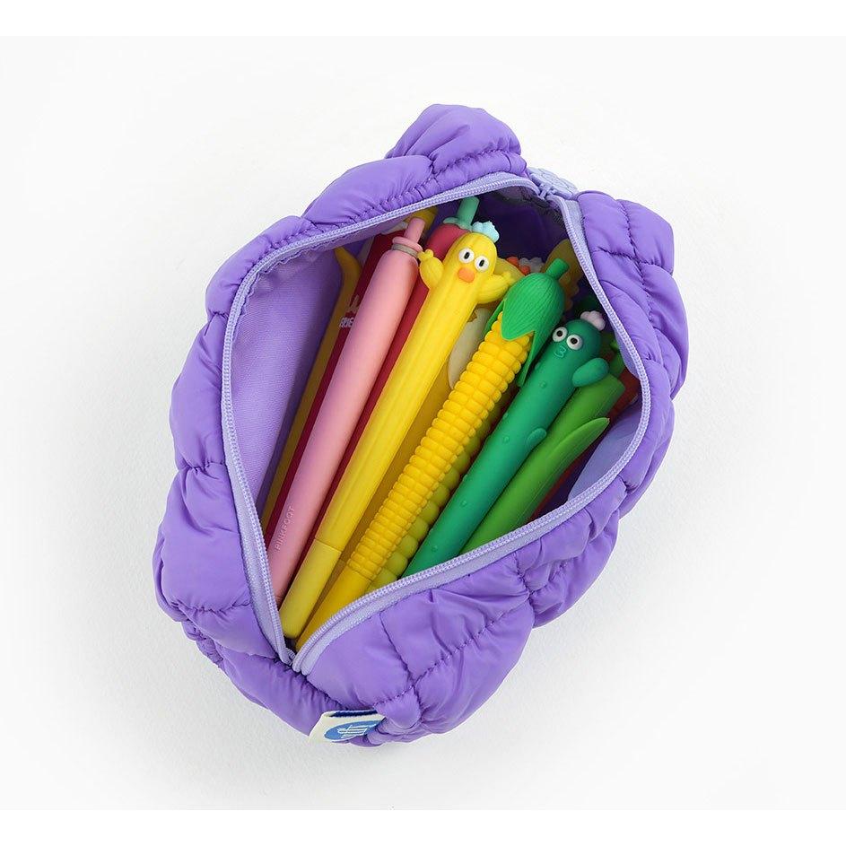 ʜᴀʀᴜᴅᴀɪʟʏ🌙 預購｜韓國文創  PINKFOOT 雲朵衍縫收納包 鉛筆袋 化妝包 萬用收納-細節圖8