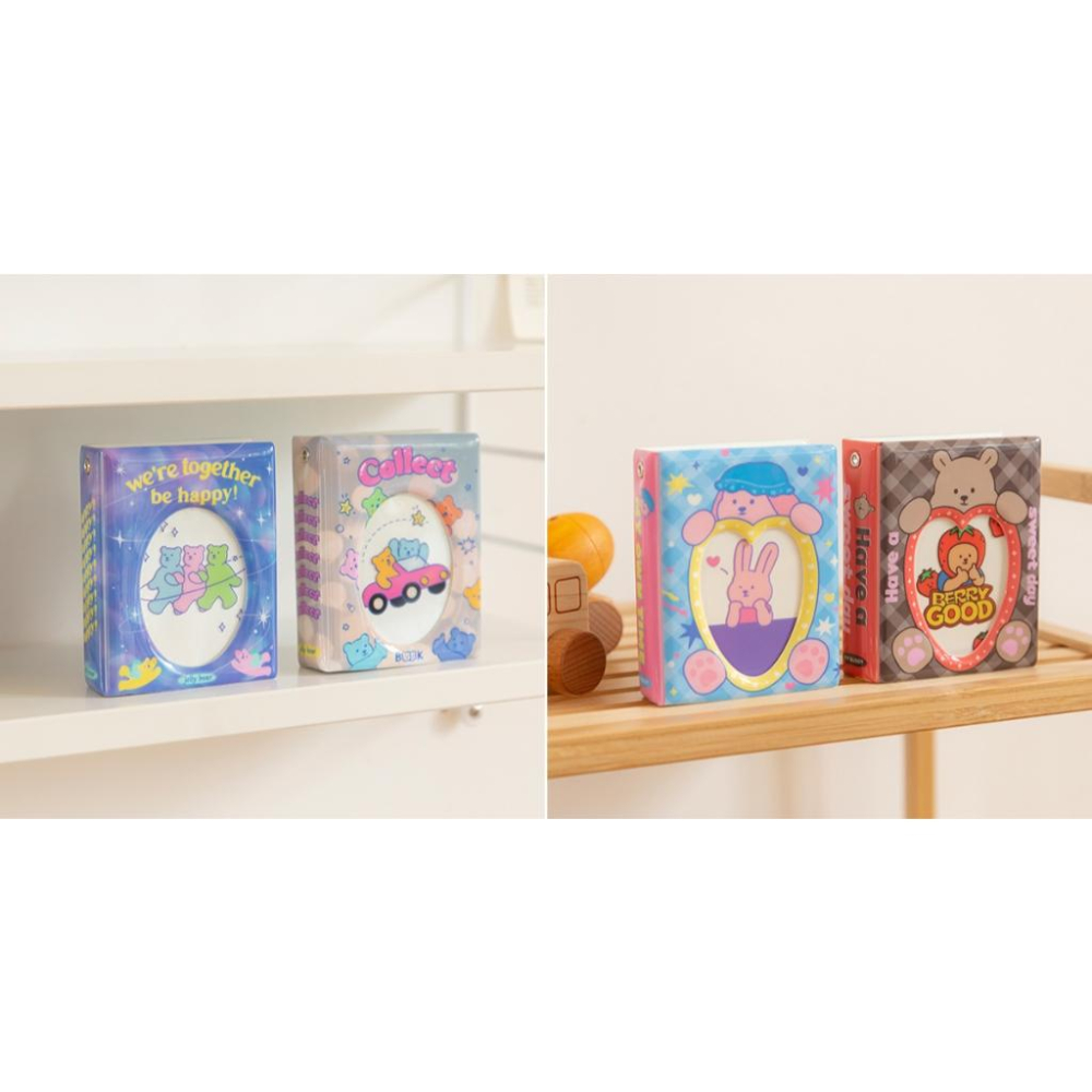 ʜᴀʀᴜᴅᴀɪʟʏ🌙 預購｜Dailylike jelly bear 美式可愛復古撞色相本 收藏冊相簿 收集收納本 追星-細節圖2