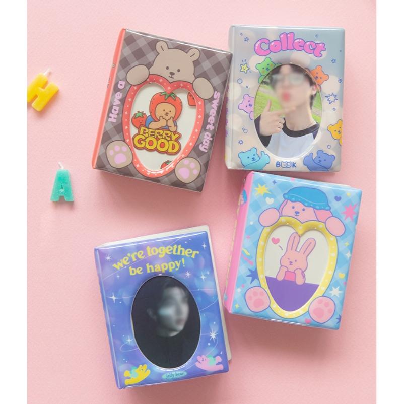 ʜᴀʀᴜᴅᴀɪʟʏ🌙 預購｜Dailylike jelly bear 美式可愛復古撞色相本 收藏冊相簿 收集收納本 追星-細節圖3