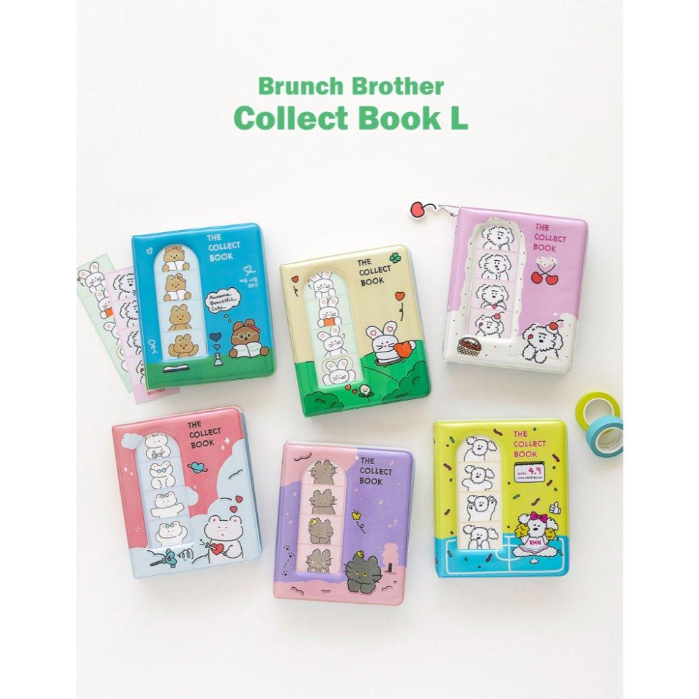 ʜᴀʀᴜᴅᴀɪʟʏ🌙 預購｜romane BrunchBrother 可愛動物日常插畫收藏冊 照片卡片夾 人生四格相簿-細節圖5