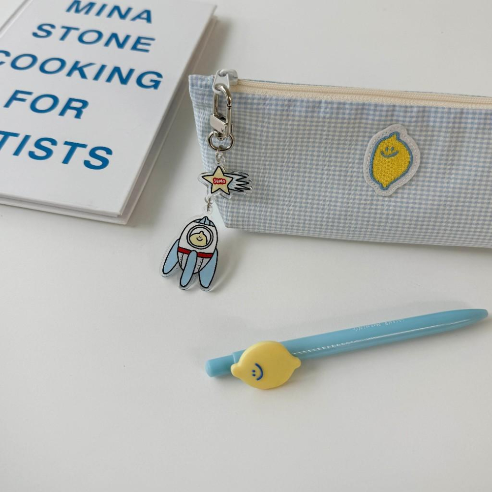 ʜᴀʀᴜᴅᴀɪʟʏ🌙  預購｜Second morning 檸檬系列壓克力掛串吊飾 鑰匙圈 掛件 共三款-細節圖2