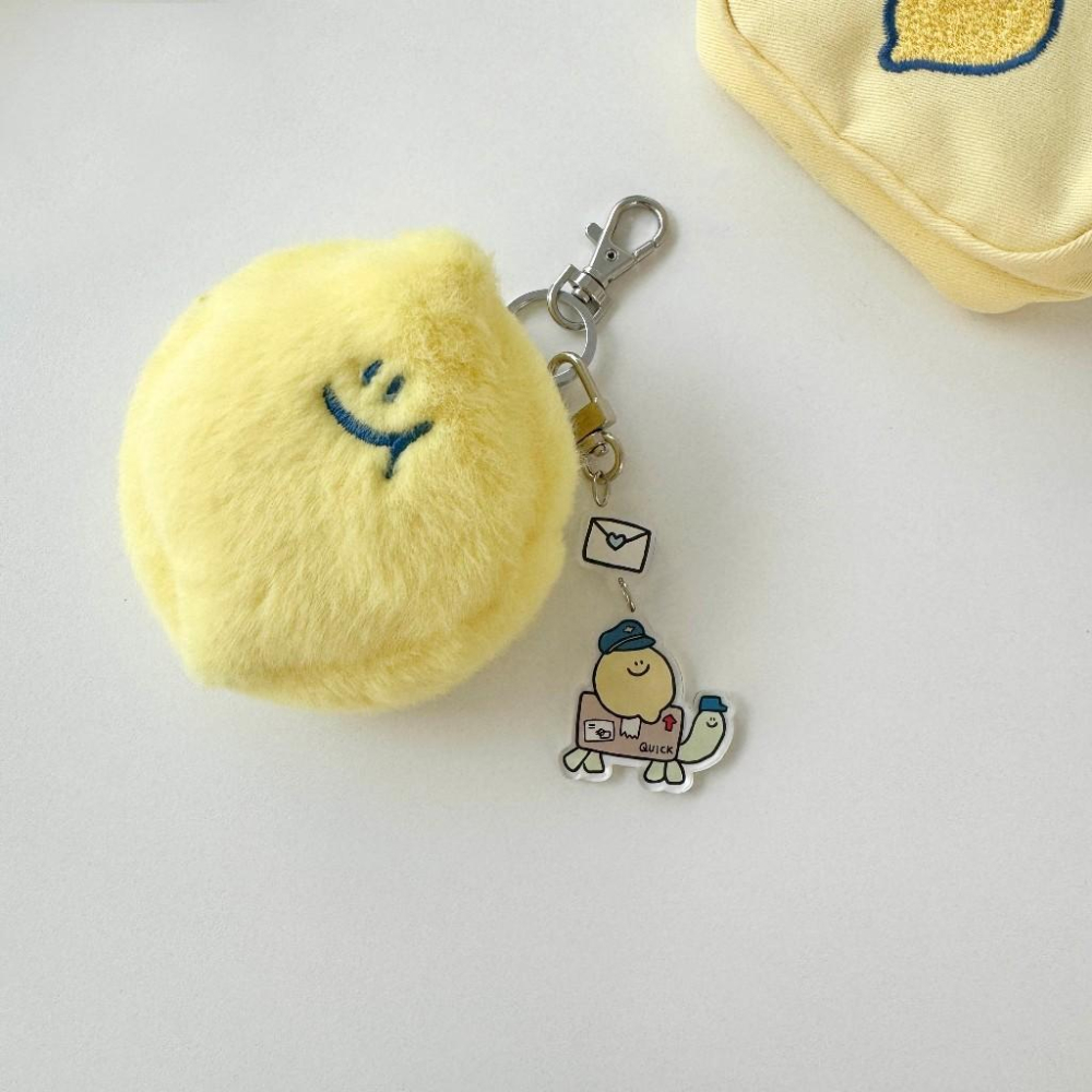 ʜᴀʀᴜᴅᴀɪʟʏ🌙  預購｜Second morning 檸檬系列壓克力掛串吊飾 鑰匙圈 掛件 共三款-細節圖6