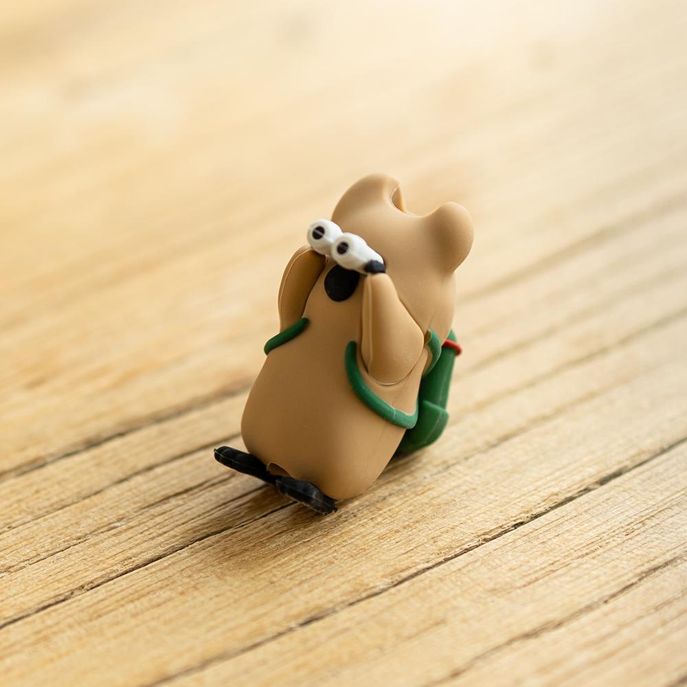 ʜᴀʀᴜᴅᴀɪʟʏ🌙 預購｜Dinotaeng BOBO in the Woods系列充電線保護套 短尾袋鼠保護充電線-細節圖4