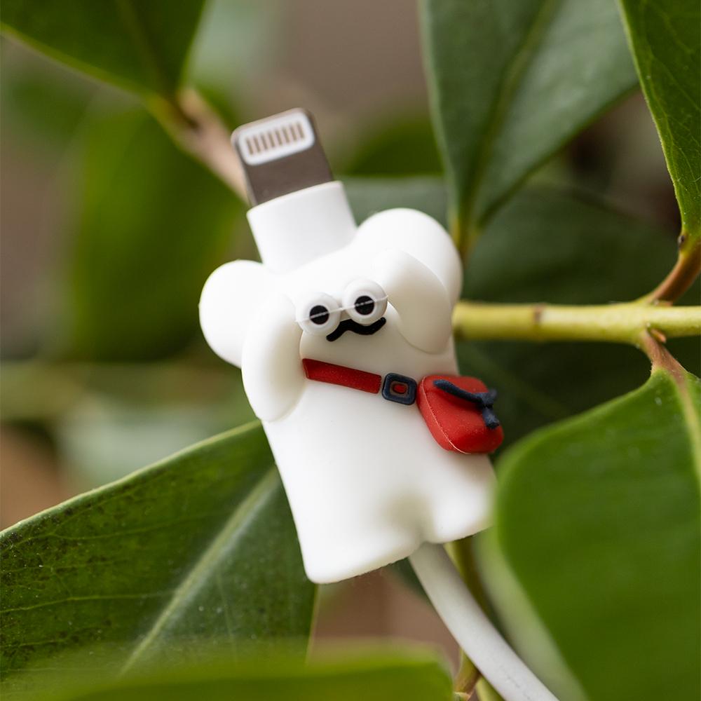 ʜᴀʀᴜᴅᴀɪʟʏ🌙 預購｜Dinotaeng BOBO in the Woods系列充電線保護套 短尾袋鼠保護充電線-細節圖6