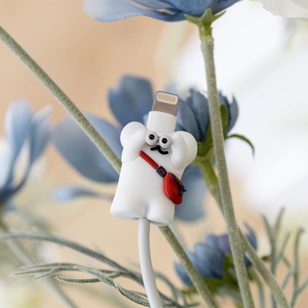 ʜᴀʀᴜᴅᴀɪʟʏ🌙 預購｜Dinotaeng BOBO in the Woods系列充電線保護套 短尾袋鼠保護充電線-細節圖7