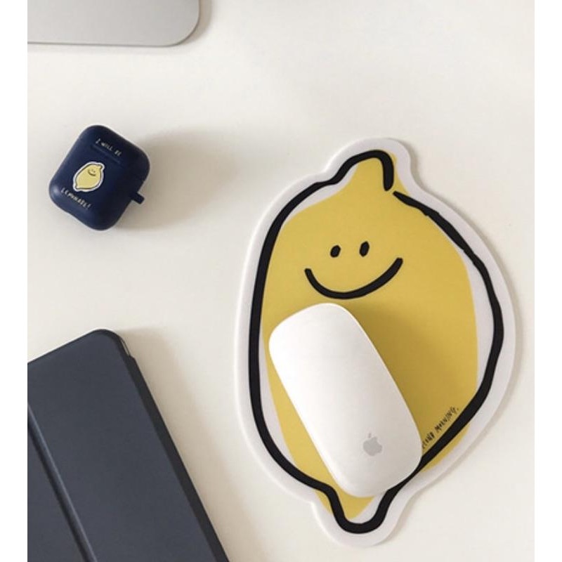 ʜᴀʀᴜᴅᴀɪʟʏ🌙  預購｜ Second Morning 檸檬 蘋果 地瓜 滑鼠墊 鼠標墊-細節圖4