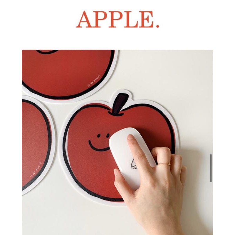 ʜᴀʀᴜᴅᴀɪʟʏ🌙  預購｜ Second Morning 檸檬 蘋果 地瓜 滑鼠墊 鼠標墊-細節圖5