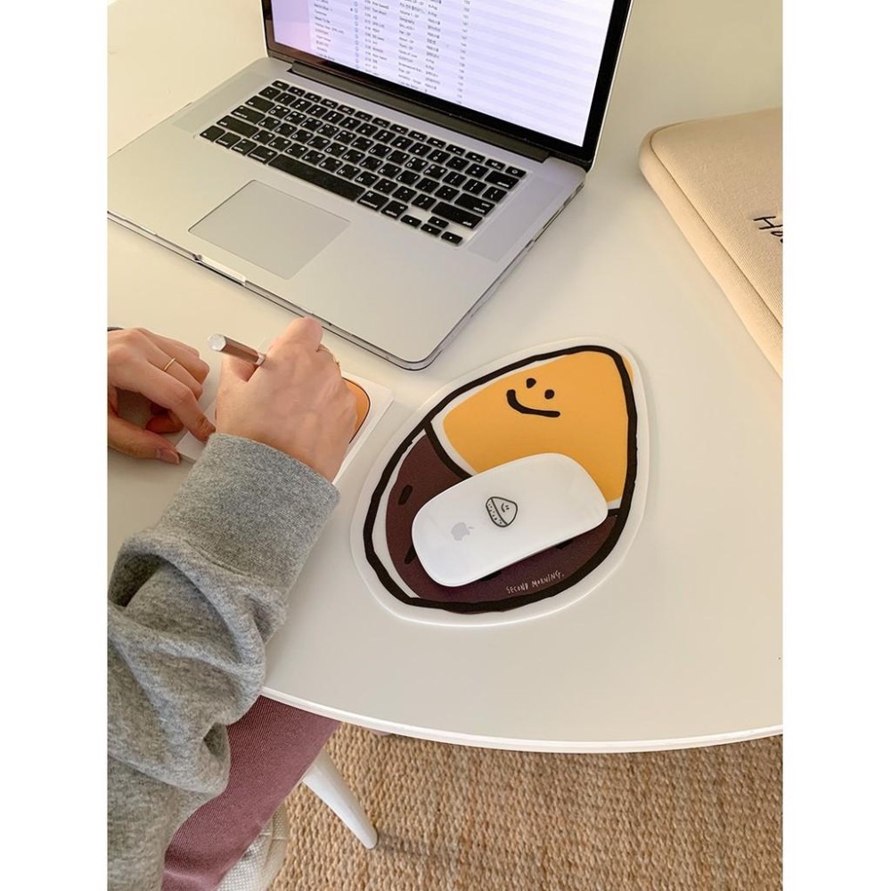 ʜᴀʀᴜᴅᴀɪʟʏ🌙  預購｜ Second Morning 檸檬 蘋果 地瓜 滑鼠墊 鼠標墊-細節圖7