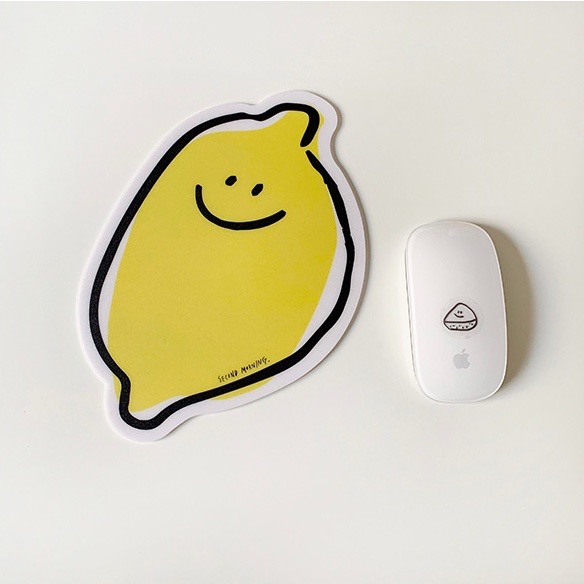 ʜᴀʀᴜᴅᴀɪʟʏ🌙  預購｜ Second Morning 檸檬 蘋果 地瓜 滑鼠墊 鼠標墊-規格圖9