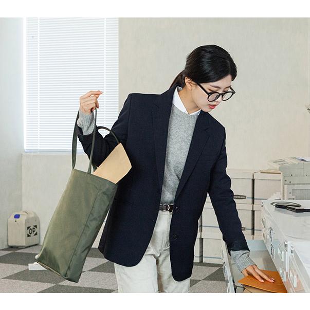 ʜᴀʀᴜᴅᴀɪʟʏ🌙  預購｜ithinkso 質感素面辦公提袋 手提包 肩背包 外出包 共四款-細節圖4