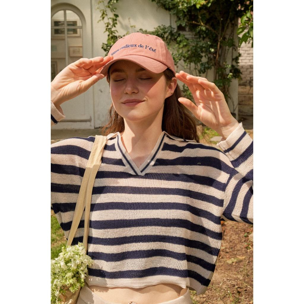 ʜᴀʀᴜᴅᴀɪʟʏ🌙  預購｜hotel827 刺繡字樣 夏日色系棒球帽 老帽 鴨舌帽-細節圖7