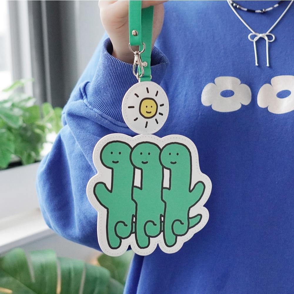 ʜᴀʀᴜᴅᴀɪʟʏ🌙 現貨｜JOGUMAN 小畹龍 恐龍PU票卡夾(抱抱款/朝陽款)-細節圖6