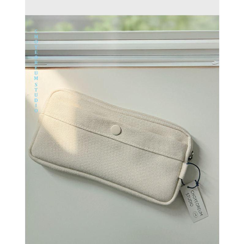 ʜᴀʀᴜᴅᴀɪʟʏ🌙 預購｜choyeoreum studio PLAIN PENCIL POUCH 簡約鉛筆袋 筆盒-細節圖2