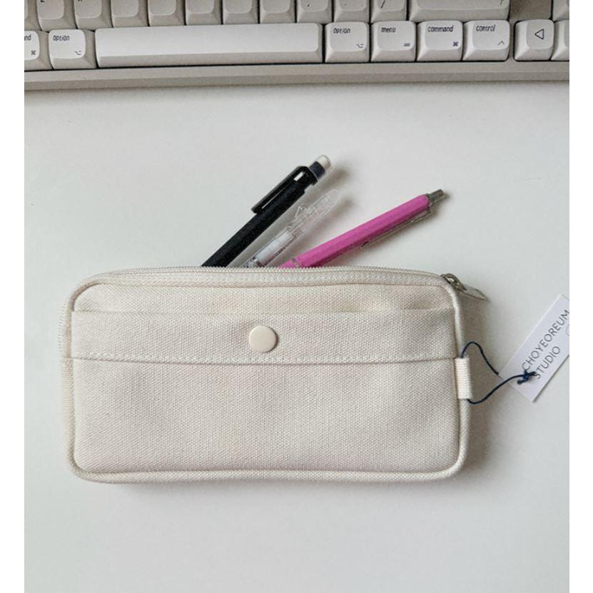 ʜᴀʀᴜᴅᴀɪʟʏ🌙 預購｜choyeoreum studio PLAIN PENCIL POUCH 簡約鉛筆袋 筆盒-細節圖4
