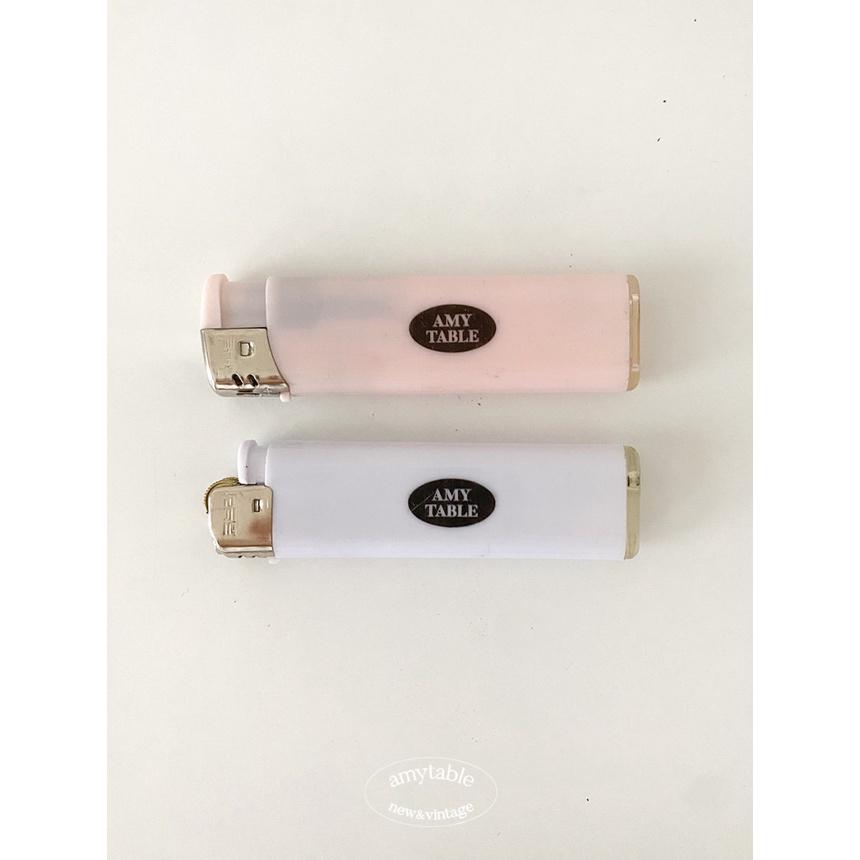 ʜᴀʀᴜᴅᴀɪʟʏ🌙  部分有貨 ｜amytable 粉嫩色系質感打火機-細節圖2