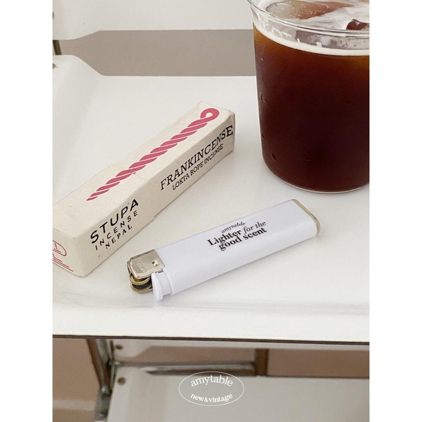 ʜᴀʀᴜᴅᴀɪʟʏ🌙  部分有貨 ｜amytable 粉嫩色系質感打火機-細節圖3