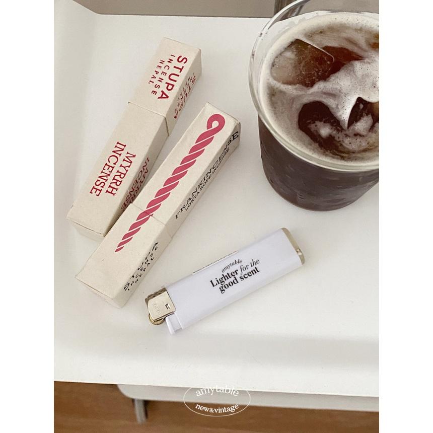 ʜᴀʀᴜᴅᴀɪʟʏ🌙  部分有貨 ｜amytable 粉嫩色系質感打火機-細節圖6