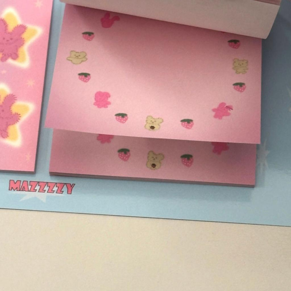 ʜᴀʀᴜᴅᴀɪʟʏ🌙 預購｜Mazzzzy Memo Set Ver 1 可愛白熊便條紙組 天使便條紙組-細節圖8