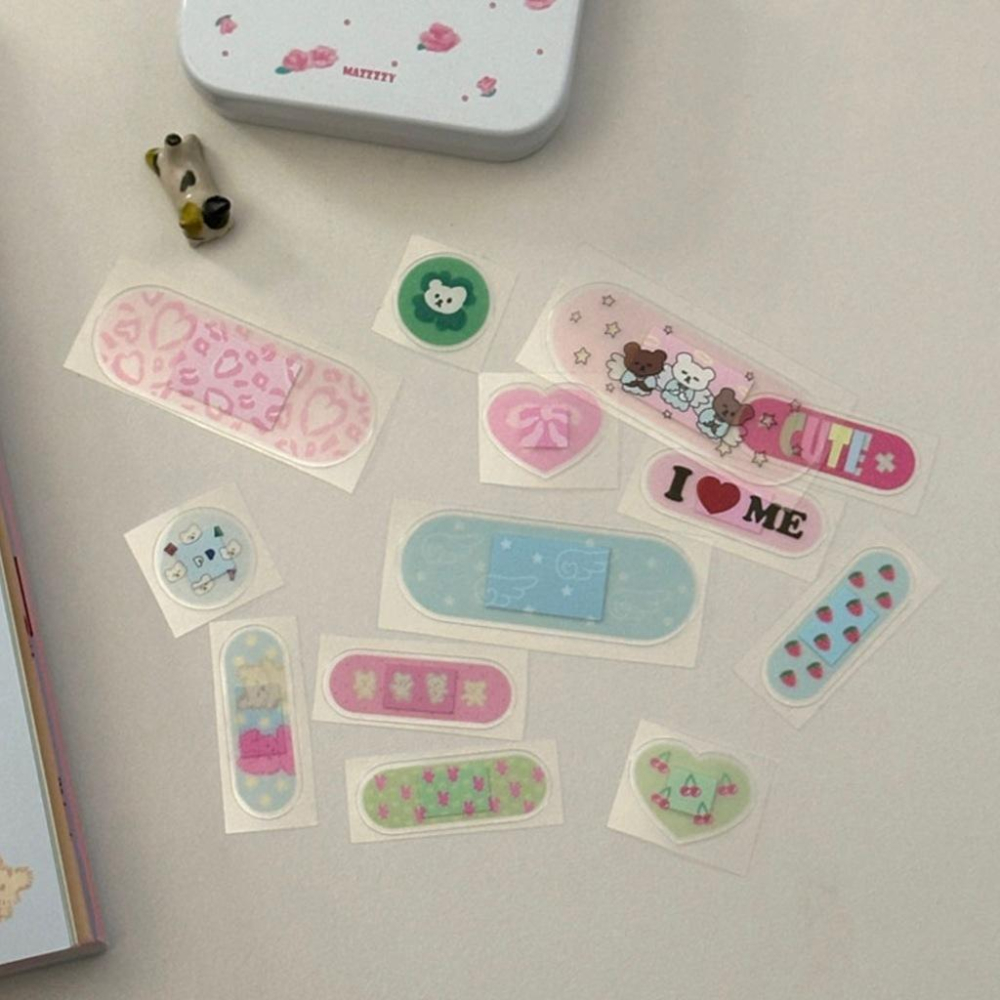 ʜᴀʀᴜᴅᴀɪʟʏ🌙 預購｜Mazzzzy Deco Sticker 熊熊 星星 造型貼紙 裝飾貼紙-細節圖5