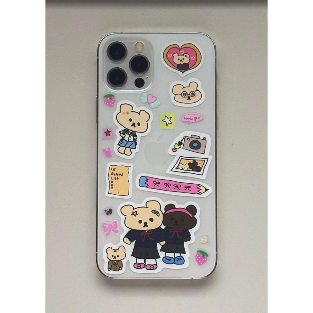 ʜᴀʀᴜᴅᴀɪʟʏ🌙 預購｜Mazzzzy Deco Sticker 熊熊 星星 造型貼紙 裝飾貼紙-細節圖8