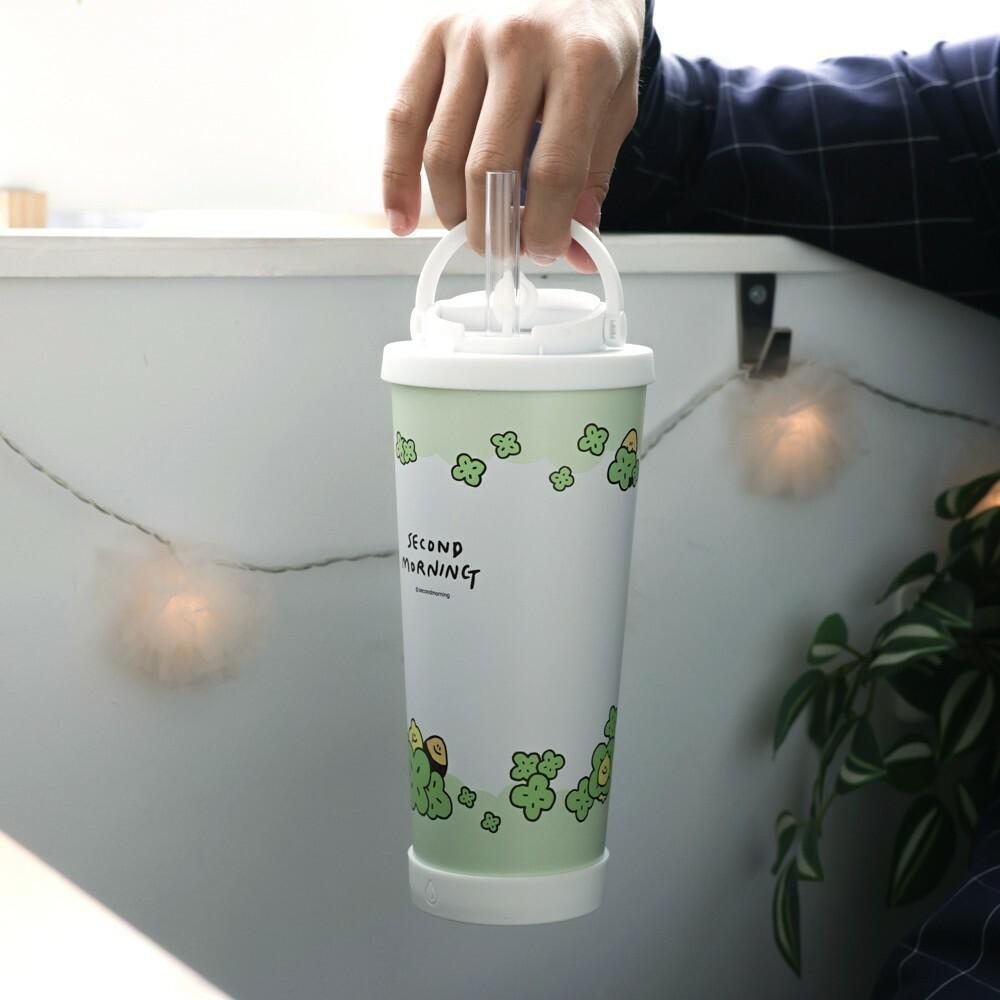 ʜᴀʀᴜᴅᴀɪʟʏ🌙 現貨｜Second Morning-不鏽鋼環保杯(幸運款/雲霄飛車款)-細節圖4