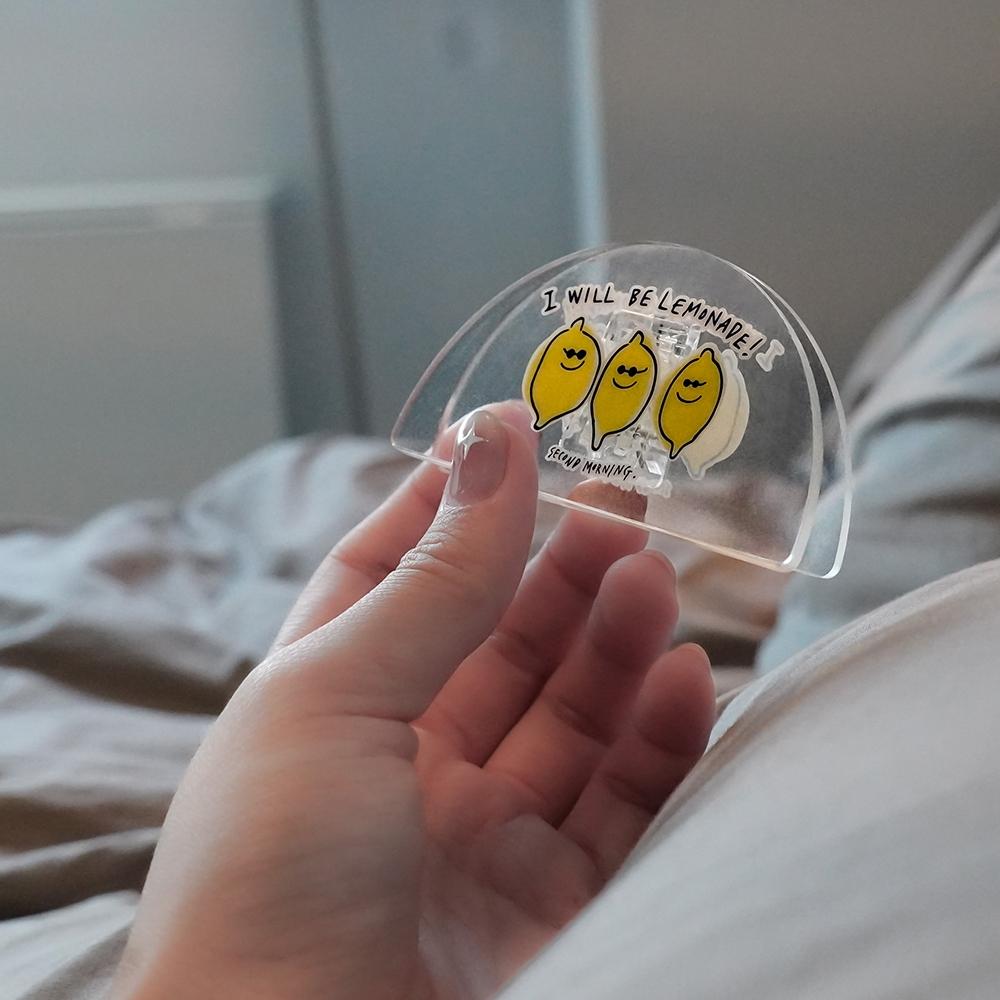 ʜᴀʀᴜᴅᴀɪʟʏ🌙 部分有貨｜Second Morning 壓克力夾 memo夾 留言夾 便條夾 便簽夾 可站立夾子-細節圖2