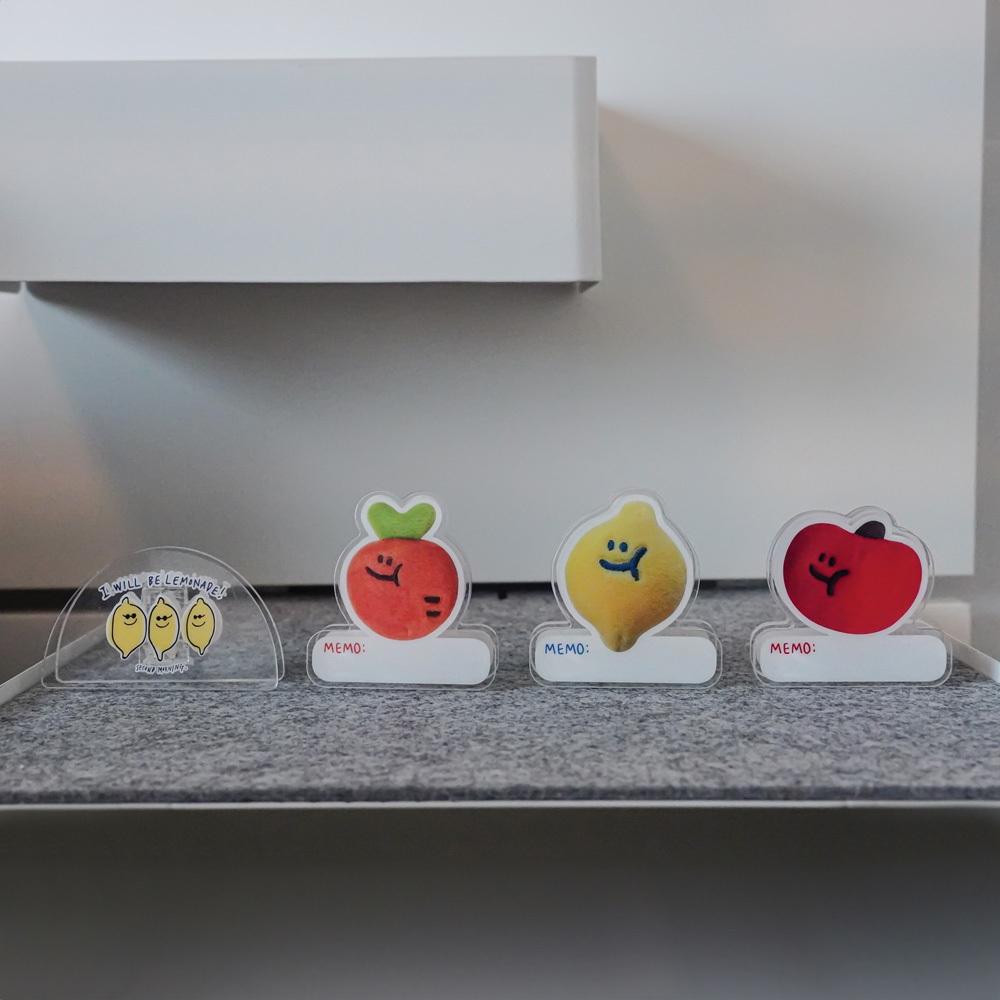 ʜᴀʀᴜᴅᴀɪʟʏ🌙 部分有貨｜Second Morning 壓克力夾 memo夾 留言夾 便條夾 便簽夾 可站立夾子-細節圖4