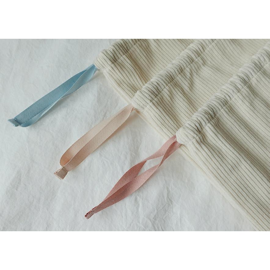ʜᴀʀᴜᴅᴀɪʟʏ🌙  現貨｜UOE 素面燈心絨系列束口包 束口袋 收納包 旅行收納袋 共三款-細節圖5