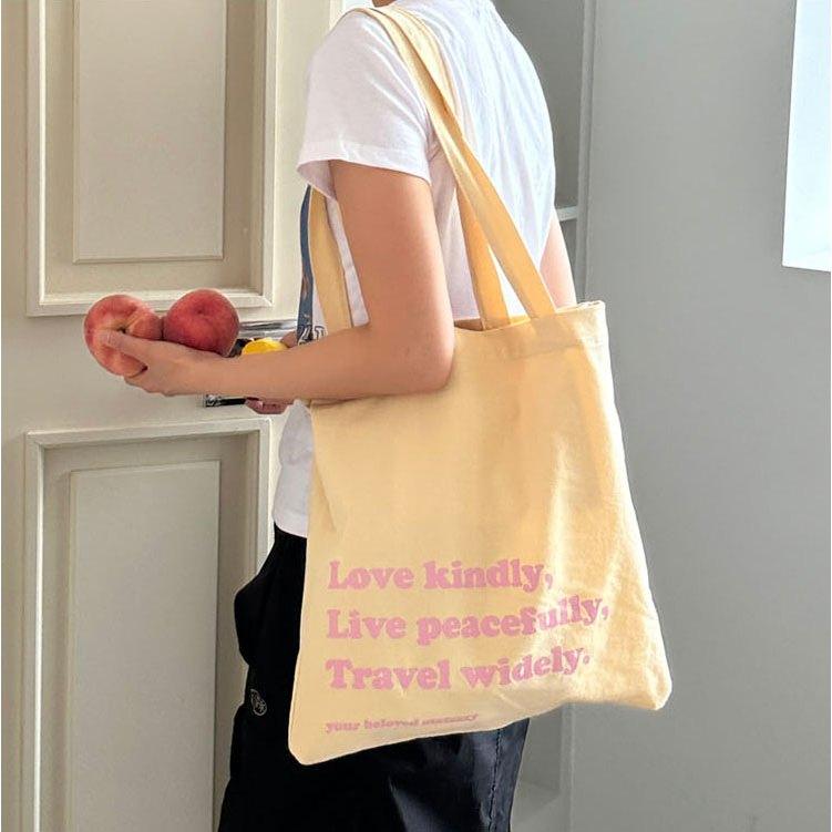 ʜᴀʀᴜᴅᴀɪʟʏ🌙 預購｜mazzzzy Signature heart Bag 愛心肩背袋 手提袋  環保收納包-細節圖4