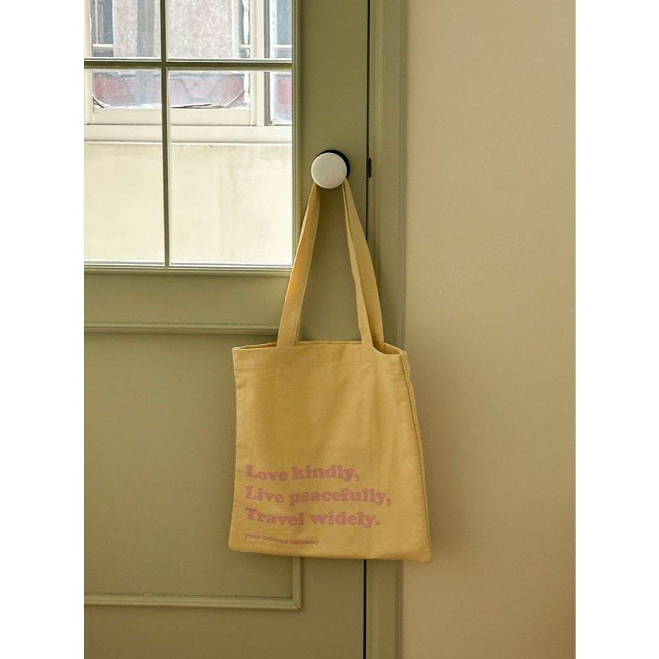 ʜᴀʀᴜᴅᴀɪʟʏ🌙 預購｜mazzzzy Signature heart Bag 愛心肩背袋 手提袋  環保收納包-細節圖9