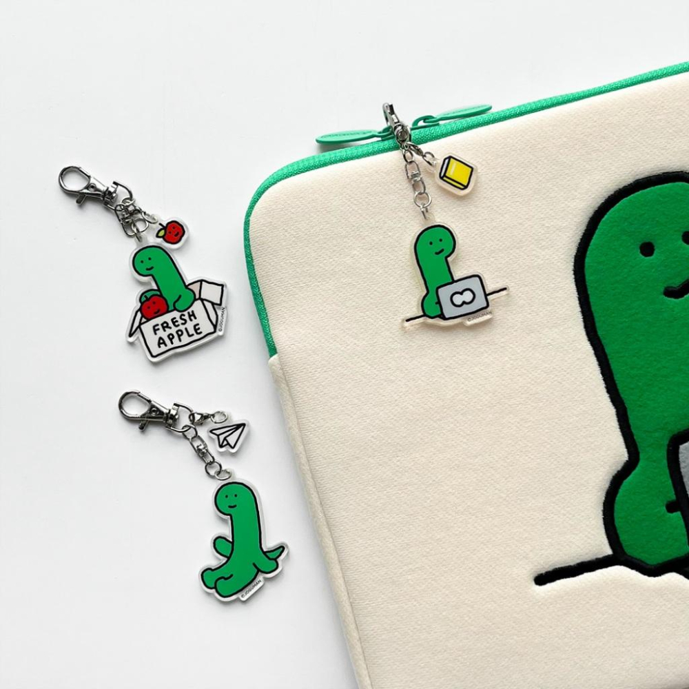 ʜᴀʀᴜᴅᴀɪʟʏ🌙  部分有貨｜ Joguman Studio 恐龍鑰匙圈 吊飾-細節圖2