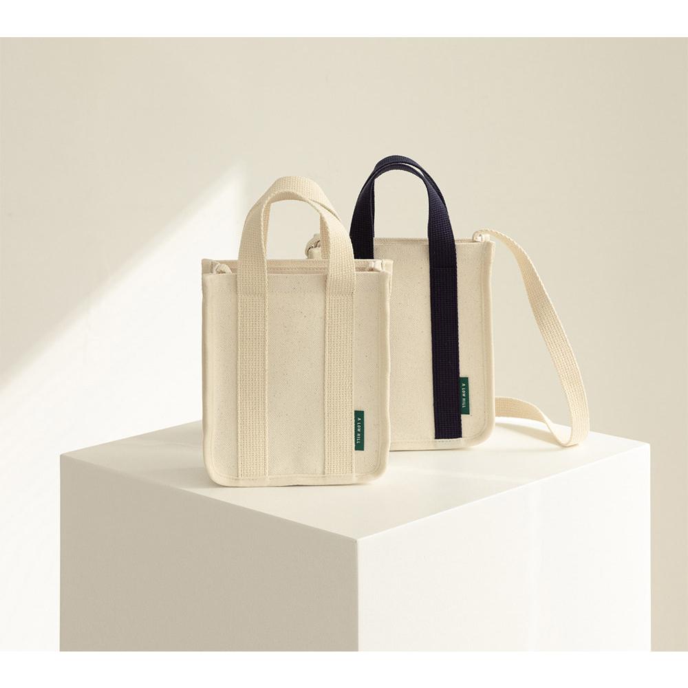 ʜᴀʀᴜᴅᴀɪʟʏ🌙  預購｜livework 黑白撞色包邊棉麻手提包 側背包 肩背包 外出包 斜背包 共三款-細節圖2